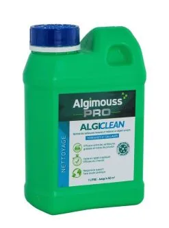 Algimouss ALGICLEAN 1L Nettoyant Et Degraissant Dallages Et Sols Ciment - Concentre A Diluer