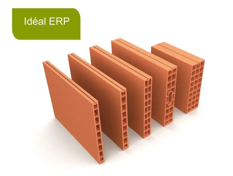 BOUYER LEROUX Brique Platriere Terre Cuite CARROBRIC - Long. 66,6cm X Larg. 6,8cm X Haut. 50cm 3 BOUYER LEROUX Brique Platriere Terre Cuite CARROBRIC - Long. 66,6cm X Larg. 6,8cm X Haut. 50cm