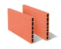 BOUYER LEROUX Brique Platriere Terre Cuite MEGA'BRIC - Long. 66cm X Larg. 5cm X Haut. 33cm