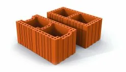 BOUYER LEROUX Brique A Bancher En Terre Cuite ACROTERE - Long. 50cm X Haut. 20cm X Ep. 31,4 Cm