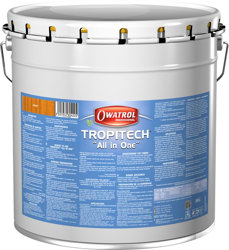 DURIEU SA Protecteur TROPITECH ALL IN ONE Cedar 20 L 3 DURIEU SA Protecteur TROPITECH ALL IN ONE Cedar 20 L