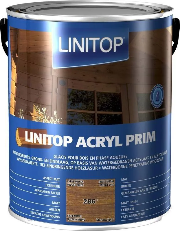 DURIEU SA Lasure LINITOP ACRYL PRIM Blanc Patine 5 L 3 DURIEU SA Lasure LINITOP ACRYL PRIM Blanc Patine 5 L