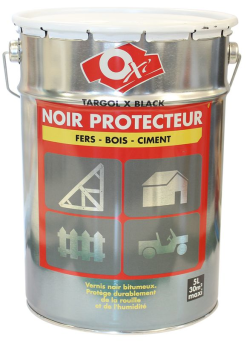 DURIEU SA Vernis Brillant NOIR PROTECTEUR TARGOL X BLACK Noir 200 L