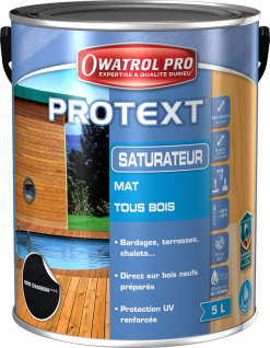DURIEU SA Saturateur PROTEXT NOIR CHARBON Noir Charbon 5 L