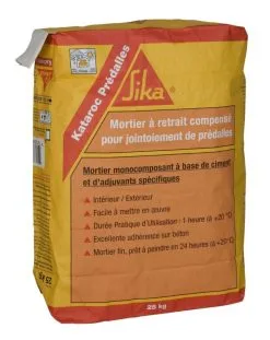 Sika Mortier Hydraulique KATAROC PREDALLES Gris Sac De 25kg