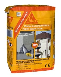 Mortier De Reparation SIKA MONOTOP-612 F Gris Sac De 25kg