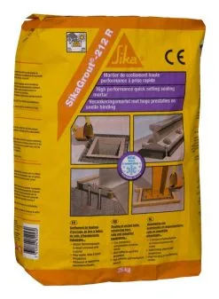 Mortier De Scellement SIKAGROUT-212R Gris Sac De 25kg