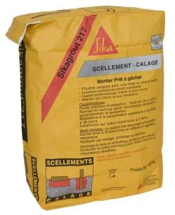 Mortier De Scellement Et Calage SIKAGROUT-217 Gris Sac De 25kg