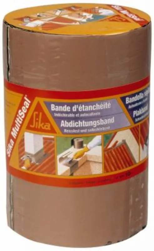 Bande D'etancheite Polyester SIKA MULTISEAL Pour Toiture, Terrasse, Façade Rouleau Long. 10m X Larg. 0,225m 3 Bande D'etancheite Polyester SIKA MULTISEAL Pour Toiture, Terrasse, Façade Rouleau Long. 10m X Larg. 0,225m