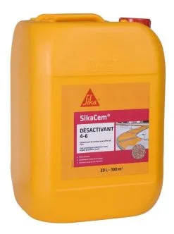 Desactivant De Surface (4-6mm) Longue Duree En Phase Aqueuse SikaCem Desactivant 4-6 20L