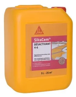 Desactivant De Surface (4-6mm) Longue Duree En Phase Aqueuse SikaCem Desactivant 4-6 5L