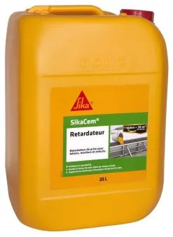 Plastifiant Retardateur Pour Betons SikaCem Retardateur 20L