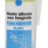 GEB BARTHELEMY SAS Mastic Silicone AQUATEX Blanc - Cartouche De 310ml
