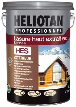 PPG AC FRANCE Lasure Haut Extrait Sec Heliotan Professionnel HES Chene Clair - Bidon De 5L