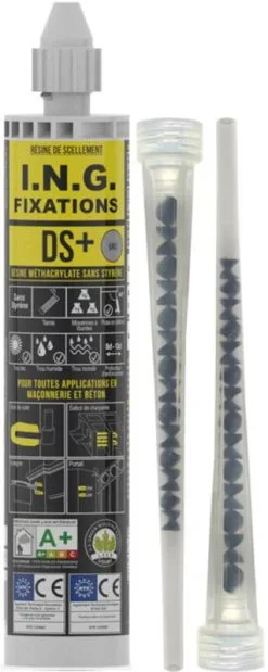 ING FIXATIONS RESINE DE SCELLEMENT ING 300 ML DS + Beige