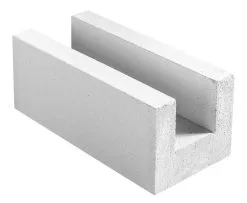 XELLA THERMOPIERRE SA Bloc Beton Cellulaire De Chainage Horizontal THERMO 30 TU - Long. 62,5cm X Haut. 25cm X Ep. 30cm - R = 3,33