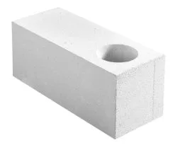 XELLA THERMOPIERRE SA Bloc Beton Cellulaire De Chainage Vertical VERTI 25 TA - Long. 62,5cm X Haut. 25cm X Ep. 25cm - R = 2