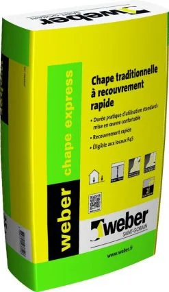 SAINT GOBAIN WEBER France MORTIER DE CHAPE WEBER.CHAPE EXPRESS 25KG