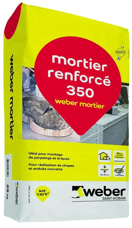 SAINT GOBAIN WEBER France Mortier De Maçonnerie WEBER MORTIER Gris Sac De 25 Kg 3 SAINT GOBAIN WEBER France Mortier De Maçonnerie WEBER MORTIER Gris Sac De 25 Kg