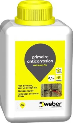 SAINT GOBAIN WEBER France Sous Couche Pour Façade WEBER.REP FER 0,5kg LSN