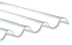 ONDULINE Plaque Ondulee Grande Onde Polycarbonate GO 92 - 5 Ondes 1/2 - 1,52 M X 0,92 M - Epaisseur : 1,0 Mm - Cristal