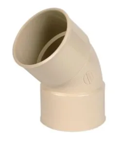 Nicoll COUDE FEMELLE/FEMELLE 45° DIAMETRE 80 SABLE - UCR44GTS