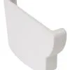 Nicoll FOND GOUTTIERE GAUCHE POUR PROFILE GOUTTIERE OVATION 28 BLANC - UFG28B