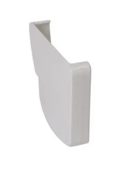 Nicoll FOND NAISSANCE DROIT POUR PROFILE GOUTTIERE OVATION 28 BLANC - FDC28B