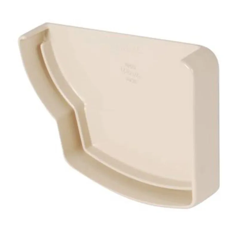 Nicoll FOND NAISSANCE GAUCHE POUR PROFILE GOUTTIERE OVATION 28 SABLE - FGC28S 3 Nicoll FOND NAISSANCE GAUCHE POUR PROFILE GOUTTIERE OVATION 28 SABLE - FGC28S