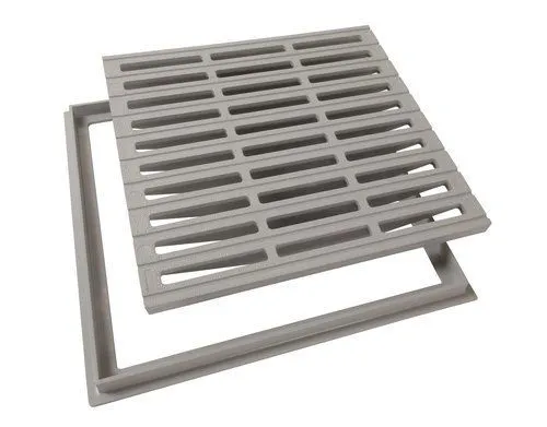 Nicoll GRILLE DE SOL AVEC CADRE 400 X 400 GRIS CLAIR - GRC40 4 Nicoll GRILLE DE SOL AVEC CADRE 400 X 400 GRIS CLAIR - GRC40 – Image 2