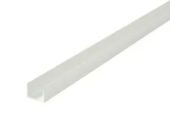 Nicoll PROFILE EN U 2 METRE BLANC - APU2B