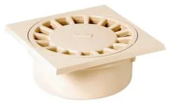 Nicoll SIPHON COUR 150X150 SORTIES 40/50/63 SABLE - SC456S