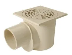 Nicoll SIPHON COUR PANIER SORTIE 110/100 SABLE - SCP11S