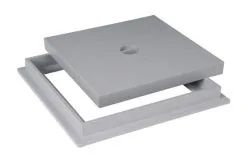 Nicoll TAMPON DE SOL AVEC CADRE 200 X 200 GRIS CLAIR - TRC20