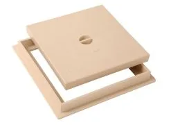 Nicoll TAMPON DE SOL AVEC CADRE 200 X 200 SABLE - TRC20S