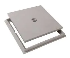 Nicoll TAMPON DE SOL AVEC CADRE 300 X 300 GRIS CLAIR - TRC30