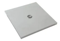 Nicoll TAMPON DE SOL SANS CADRE 300 X 300 GRIS CLAIR - TR30