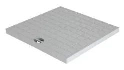 TAMPON PIETON PVC 40X40 MARQUE NICOLL - TRE4P