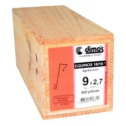 DIMOS Crochet Ardoise Equinox 18/10 Cro 13x2.7 Pte 700