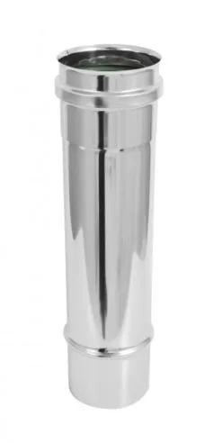 Joncoux Tuyau Inox Non Isole Inox Pour Appareil Granules De Bois (pellets) APOLLO Diam. 100 Mm - Long. 0,33m