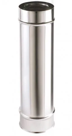 Joncoux Tuyau Inox Non Isole Pour Appareil Granules De Bois (pellets) APOLLO Diam. 150/100 Mm - Long. 0,5m