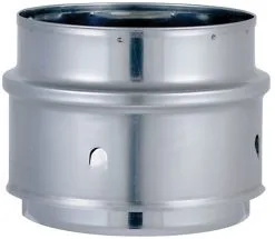 Joncoux Tuyau Inox Non Isole Pour Appareil A Gaz Type B Ou C, Fioul Standard, Bois (buches Et Granules) Diam. 140 Mm - Long. 0,14m