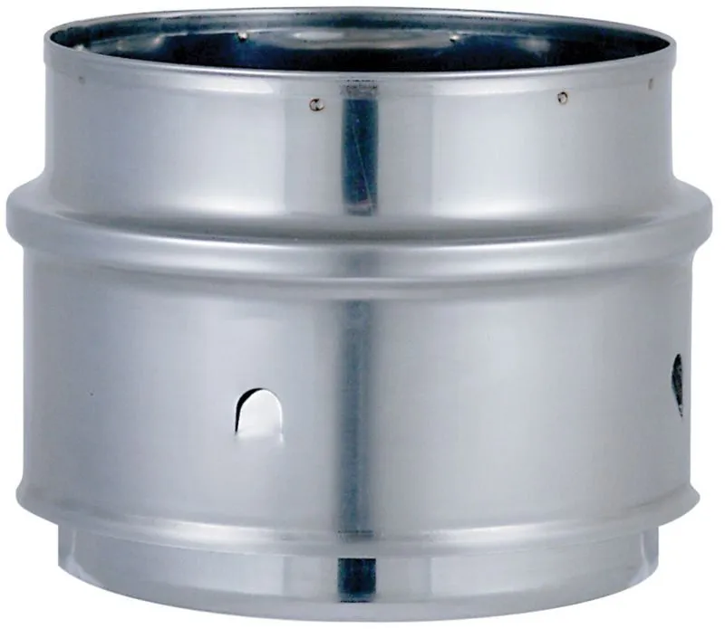 Joncoux Tuyau Inox Non Isole Pour Appareil A Gaz Type B Ou C, Fioul Standard, Bois (buches Et Granules) Diam. 140 Mm - Long. 0,14m 3 Joncoux Tuyau Inox Non Isole Pour Appareil A Gaz Type B Ou C, Fioul Standard, Bois (buches Et Granules) Diam. 140 Mm - Long. 0,14m