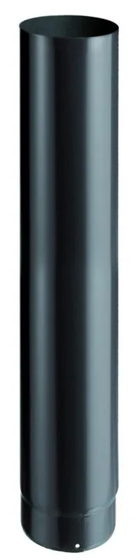 Joncoux Tuyau Email 1,2 Mm Noir Non Isole Pour Appareil Bois - Diam. 150mm X Long. 1m