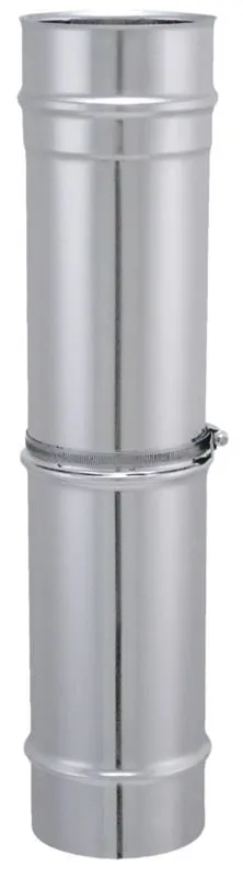 Joncoux Tuyau Inox Non Isole Pour Appareil A Gaz Basse Temperature, Fioul, Bois Buches Ou Granules Pour Appareil De Type B Diam. 125 Mm - Long. 0,555 A 0,355m 3 Joncoux Tuyau Inox Non Isole Pour Appareil A Gaz Basse Temperature, Fioul, Bois Buches Ou Granules Pour Appareil De Type B Diam. 125 Mm - Long. 0,555 A 0,355m