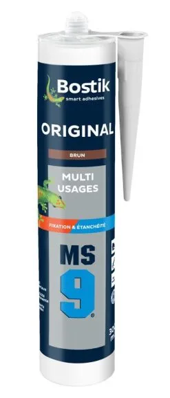 BOSTIK SA Mastic Hybride BOSTIK MS9 Original Brun - Cartouche 290ml