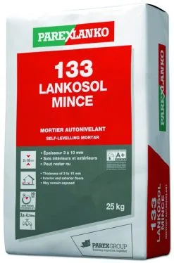 PAREXGROUP SA MORTIER AUTONIVELANT 133 LANKOSOL MINCE 25KG