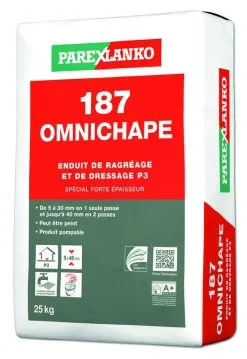 PAREXGROUP SA RAGREAGE TECHNIQUE P3 187 OMNICHAPE 25KG