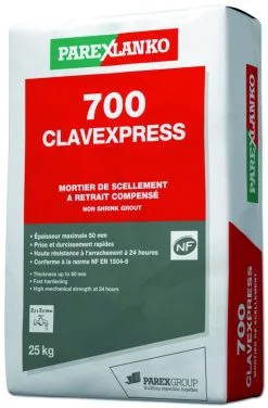 PAREXGROUP SA Mortier De Scellement 709 CLAVEXPRESS Sac De 25kg