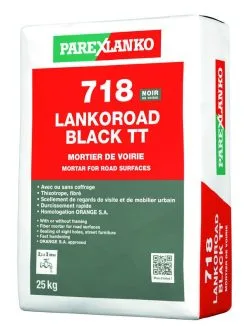 PAREXGROUP SA Mortier De Voirie LANKOROAD BLACK TT Noir Sac De 25kg